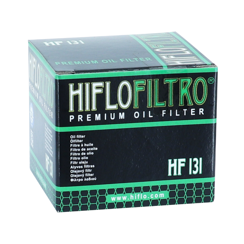 Filtre a huile maxiscooter adaptable suzuki 125 uh burgman 2002+, DR 125 s, GN 125 e - hyosung 125-250 aquila, 250 comet, 400 burgman 2007+ (44X40MM) -Hiflofiltro HF131 - vue 3