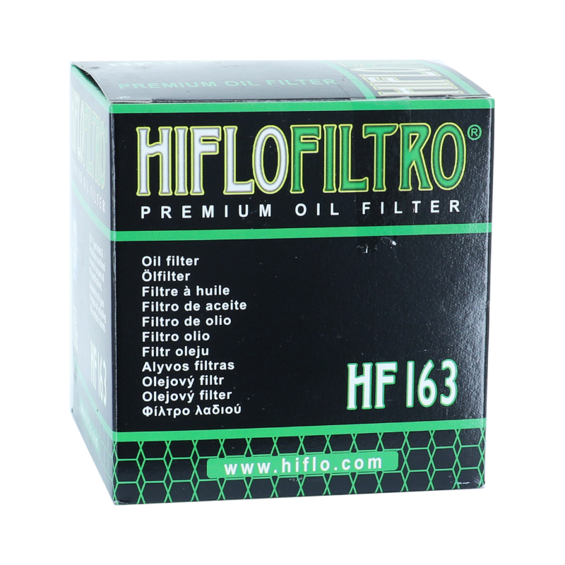 Filtre à huile Hiflofiltro HF163 adaptable BMW 75 k, 100 k LT, k 1200 GT, 1100 r s, 1150 r GS, 850 r RT (76x79mm) - vue 3