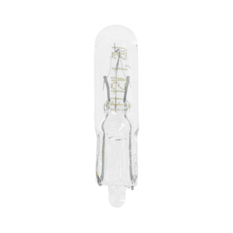 Ampoule témoin T5 12V 1,2W culot W2X4,6D blanc Flosser