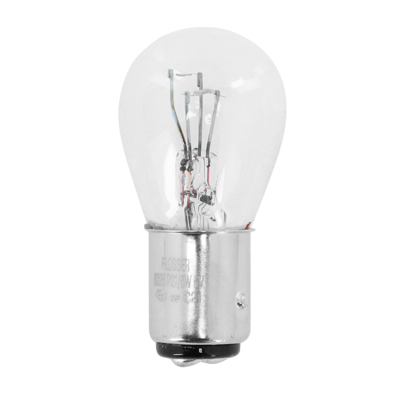 Ampoule Flosser 6V 21-5W culot BAY15D P21-5W blanc feu position + stop