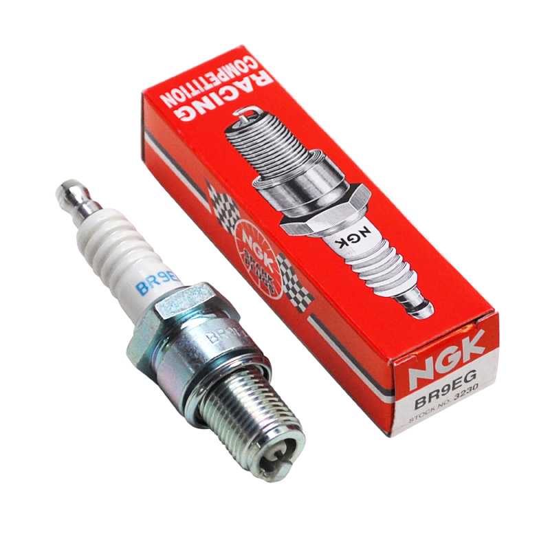 Bougie d'allumage NGK BR9EG Ø14mm culot 19mm alliage nickel - vue 2