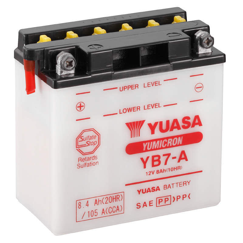 Batterie moto Yuasa YB7-A JMT 7073505 - vue 4