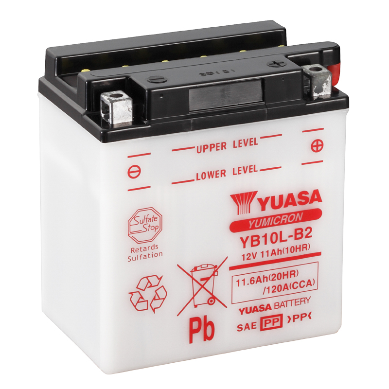Batterie Yuasa YB10L-B2 12V 11.6Ah - vue 6