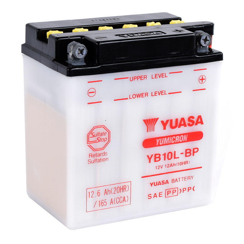 Batterie Yuasa YB10L-BP conventionnelle avec entretien - vue 5