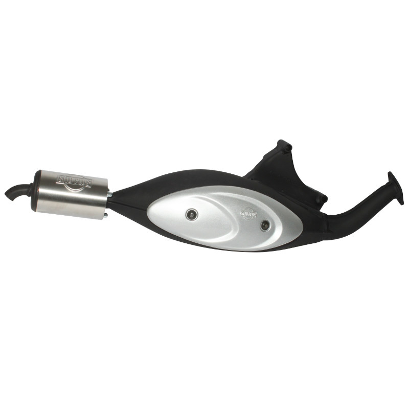 Pot d'échappement Leovince Sito Plus adapt. Gilera 50 Stalker, Runner / Piaggio 50, NRG MC2, Zip SP (ref 0572) - vue 4
