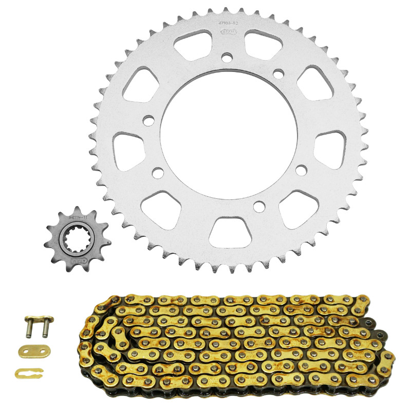 Kit chaîne AFAM Peugeot 50 XP6 Enduro 2004-2005 420 11X52