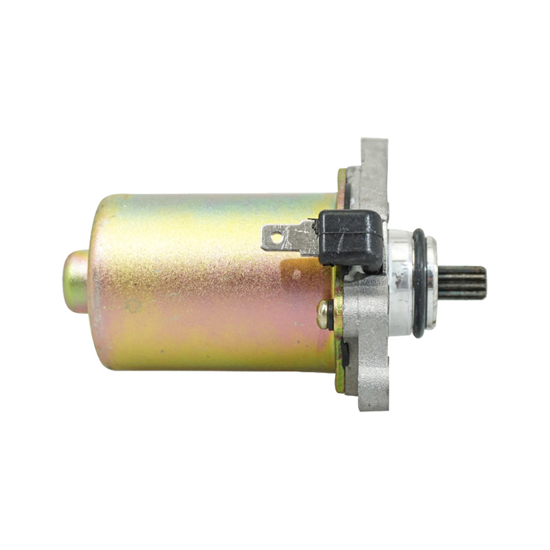 Démarreur adaptable Piaggio 50 Zip/Typhoon/Liberty/NRG/Vespa LX - Gilera 50 Stalker/Ice/DNA/Runner - Peugeot 50 TKR/Trekker/Ludix/Kisbee 2T/Speedfight 2T (11 DTS) P2R - vue 2