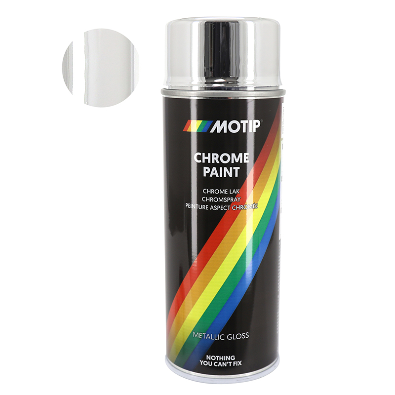 Bombe de peinture Motip effet chrome 400 ml - vue 2