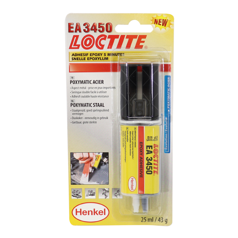 Colle époxy Loctite EA 3450 acier-fonte 25 ml - vue 2