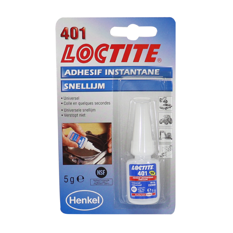 Colle super glue Loctite 401 flacon 5 g - vue 2