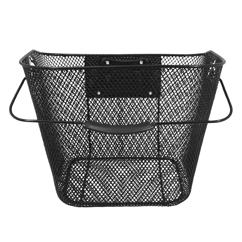 Panier avant acier nid abeille Newton noir fixation rapide clips RPD 25,4-31,8MM 19L (lg35xl25xh25) - vue 2