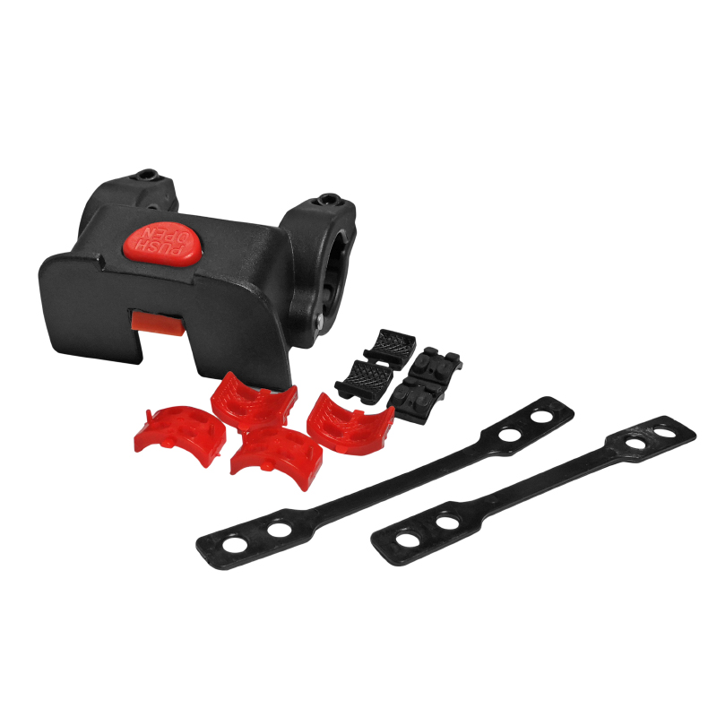 Panier avant acier nid abeille Newton noir fixation rapide clips RPD 25,4-31,8MM 19L (lg35xl25xh25) - vue 4