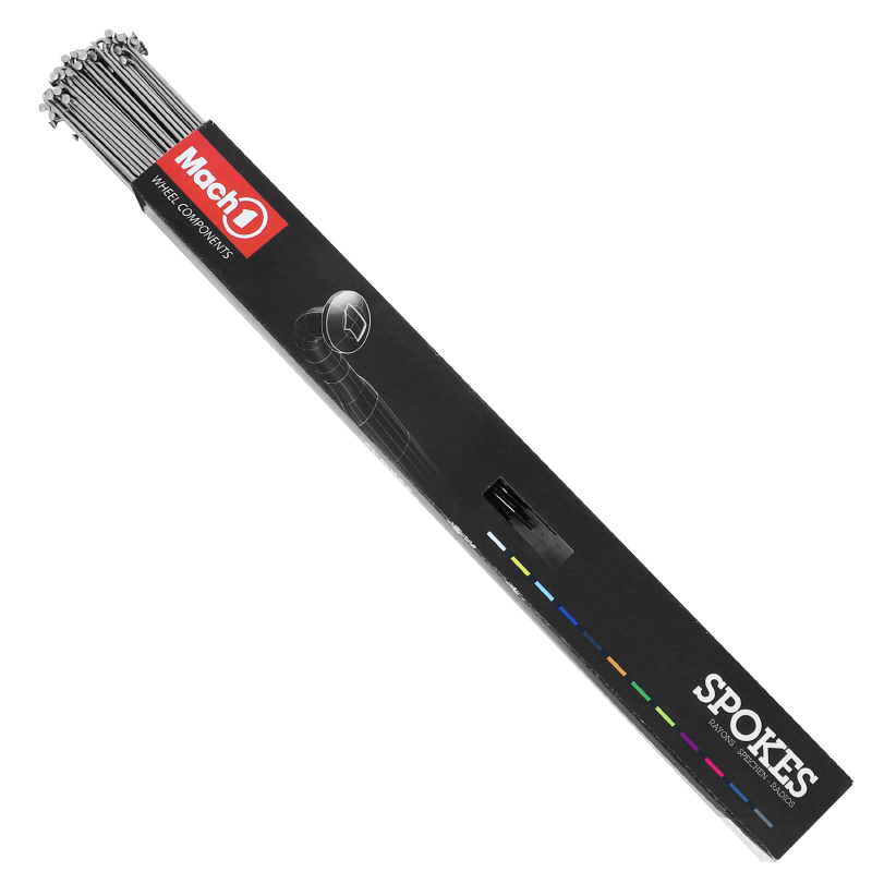 RAYON INOX ARGENT 2mm L 294mm TETE COUDEE AVEC ECROU (BOITE DE 100)