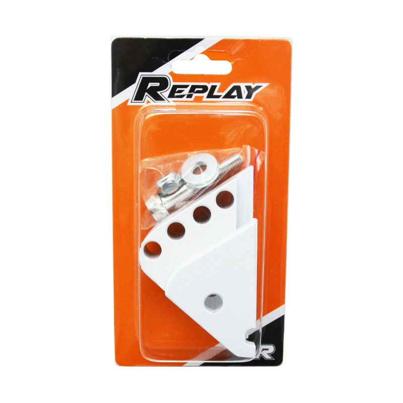 Rehausse amortisseur Replay MBK Booster 50 1999-2003 / Yamaha BWS 50 1999-2003 argenté 4 positions - vue 2