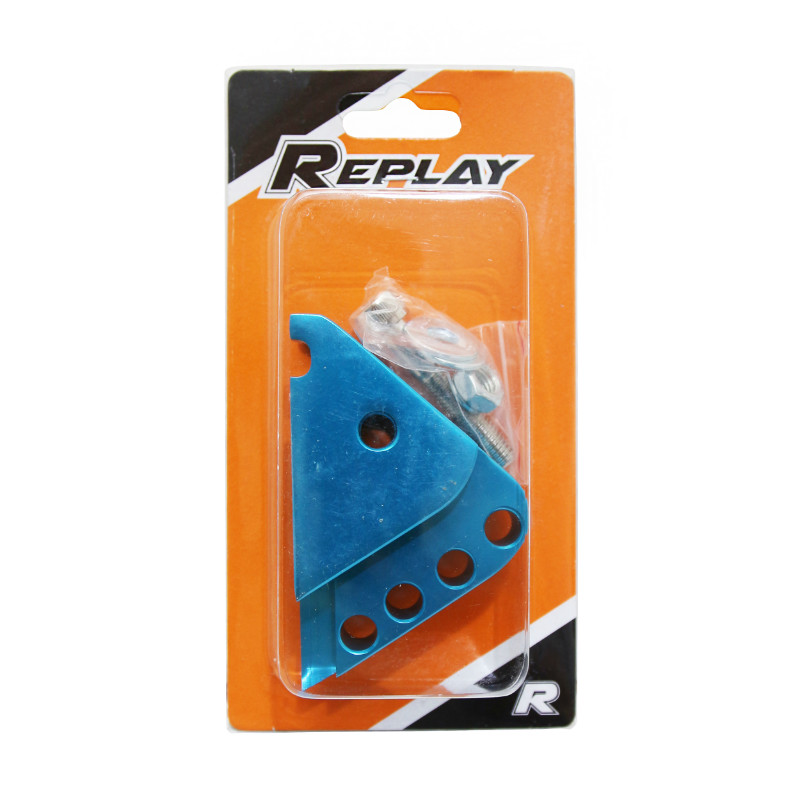 Rehausse amortisseur Replay MBK Booster 50 2004+ Nitro Ovetto Yamaha BWS 50 2004+ Aerox Neos bleu 4 positions - vue 2