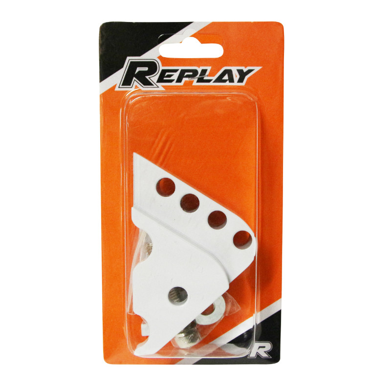 Rehausse amortisseur Replay pour MBK 50 Booster 2004+, Nitro, Ovetto et Yamaha 50 BWS 2004+, Aerox, Néos blanc (4 positions) - vue 2