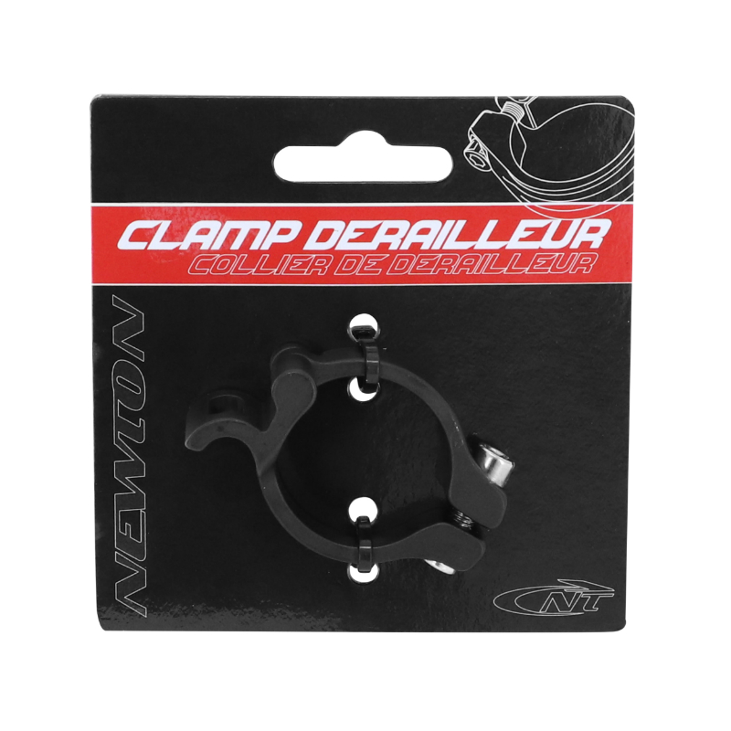 Collier dérailleur avant brasé Newton aluminium noir diamètre 31,8 mm - vue 3