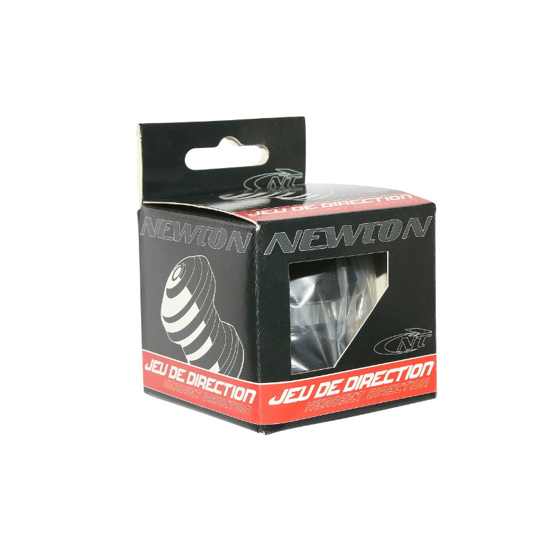 Jeu de direction fileté 1"1/8 Newton alu noir cage à billes - vue 2