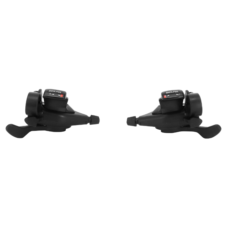 Manette VTT P2R indexée rapid push-pull 3 x 8V paire compatible Shimano - vue 2