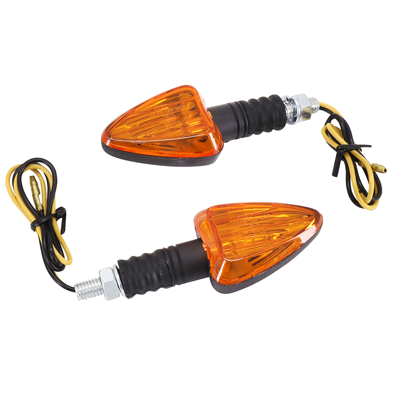 Clignotant universel Replay triangle a ampoule BA9S orange-noir avec temoin base courte (l 83MM - h 37MM - l 27MM) (homologue ce) (paire) - vue 2