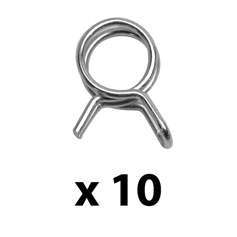 Collier de durite essence 7×10 Sélection P2R (lot de 10)