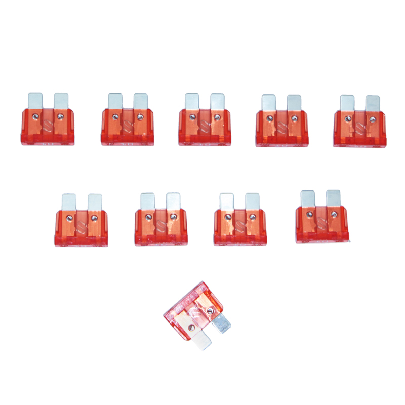 Fusible plat enfichable standard 10A - Sachet de 10 - Sélection P2R - vue 2