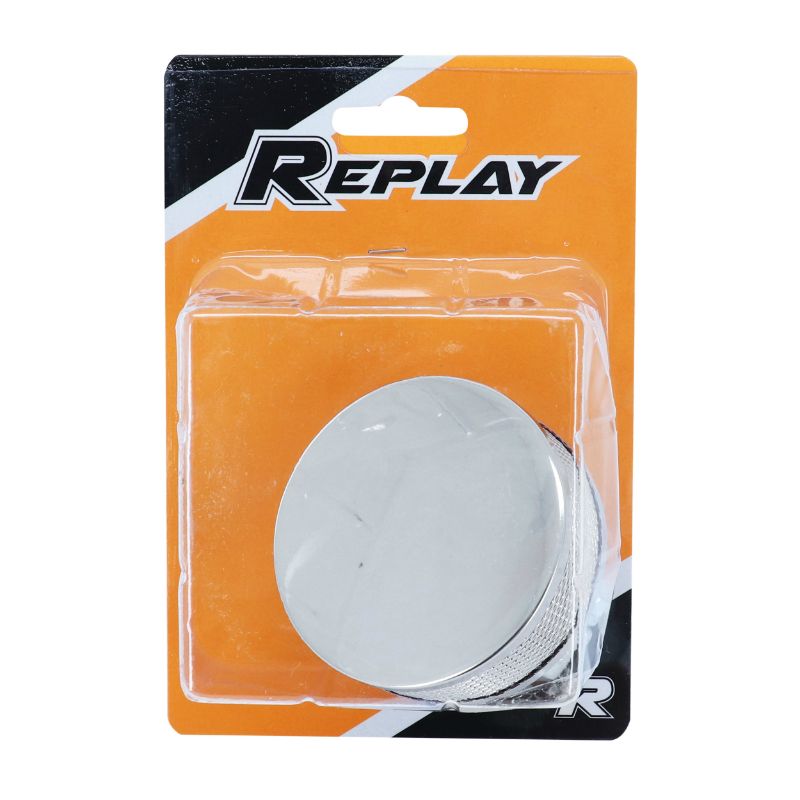 Filtre à air Replay cylindrique chrome diamètre 35-28 fixation droite - vue 3