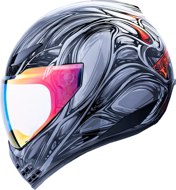 Casque ICON Domain Nouveau Silver taille M - vue 2