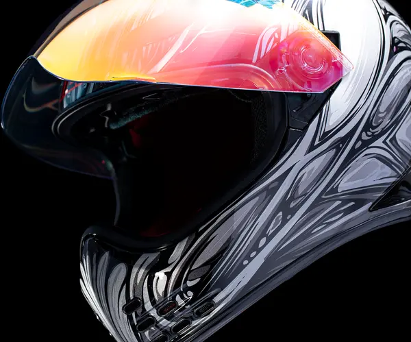Casque ICON Domain Nouveau Silver taille M - vue 4
