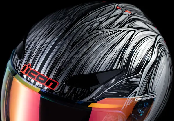 Casque ICON Domain Nouveau Silver taille M - vue 6