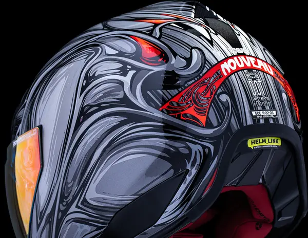 Casque ICON Domain Nouveau Silver taille M - vue 7