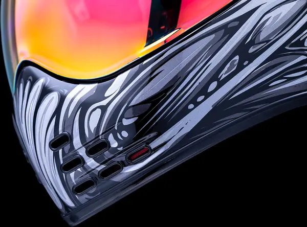 Casque ICON Domain Nouveau Silver X - vue 3