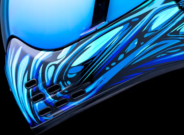 Casque ICON Domain Nouveau Bleu MD - vue 3