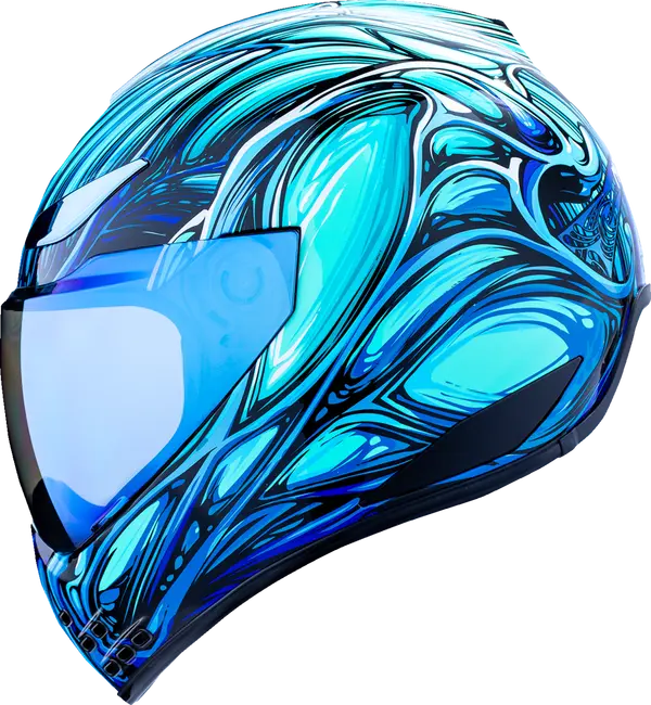 Casque ICON Domain Nouveau Bleu MD - vue 4
