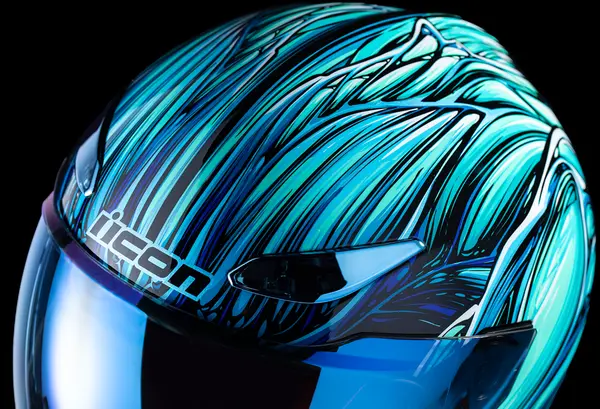 Casque ICON Domain Nouveau Bleu MD - vue 5