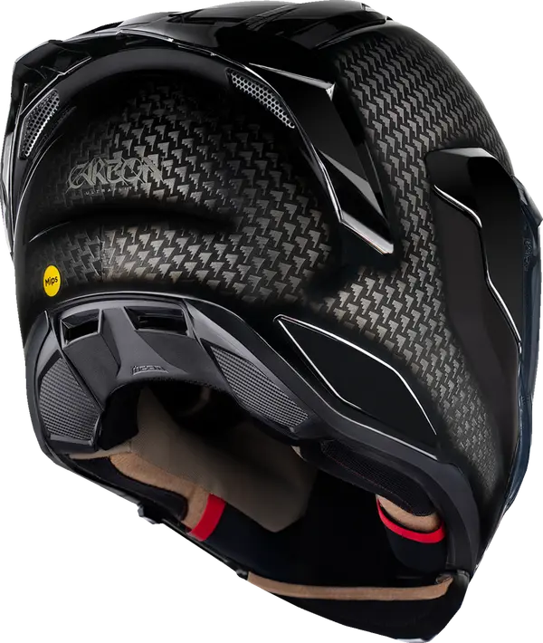 Casque ICON Ultraflite Carbon Black - vue 3