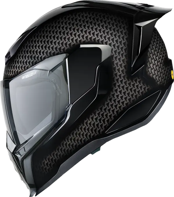 Casque ICON Ultraflite Carbon Black - vue 2