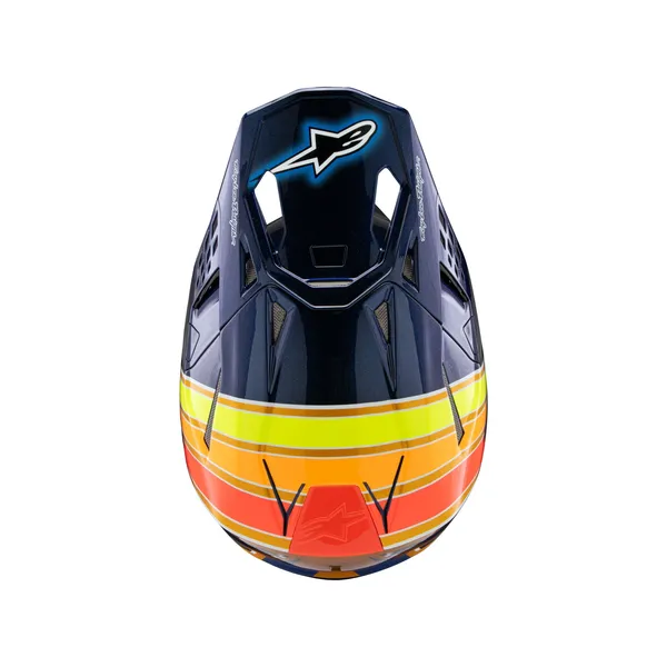 Casque ALPINESTARS S-M10 TLD25 bleu/or/jaune XS - vue 2