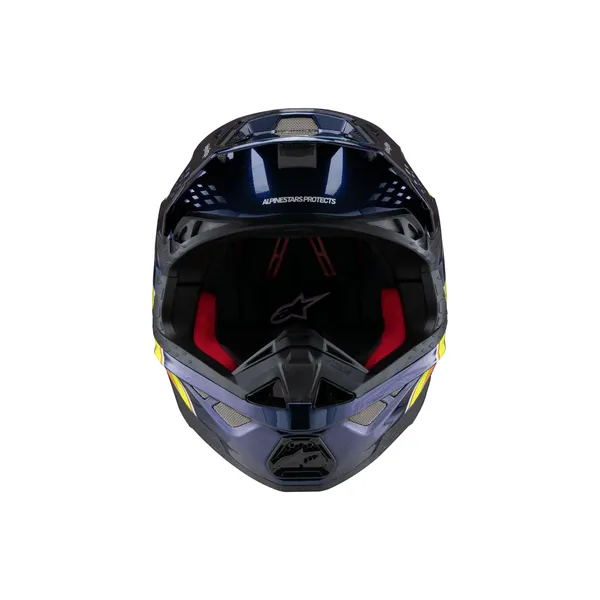 Casque modulaire Alpinestars S-M10 TLD25 bleu or jaune 2X - vue 3
