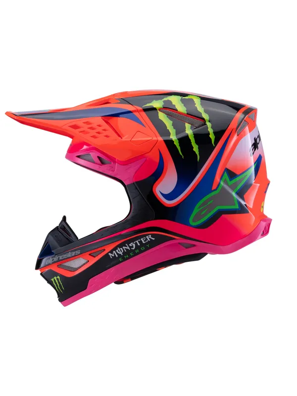 Casque modulaire Alpinestars S-M10 Deegan or/pu/pk S - vue 7