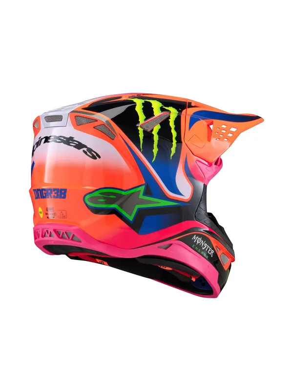 Casque ALPINESTARS S-M10 Deegan or/pu/pk - vue 4
