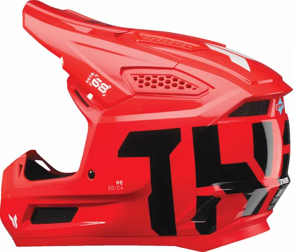 Casque THOR Fleet Forge Rouge 2XL - vue 4