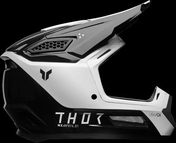 Casque THOR Fleet Storm BK/WH 2X - vue 2