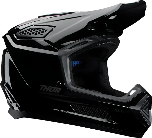 Casque THOR Fleet Blackout Brillant LG