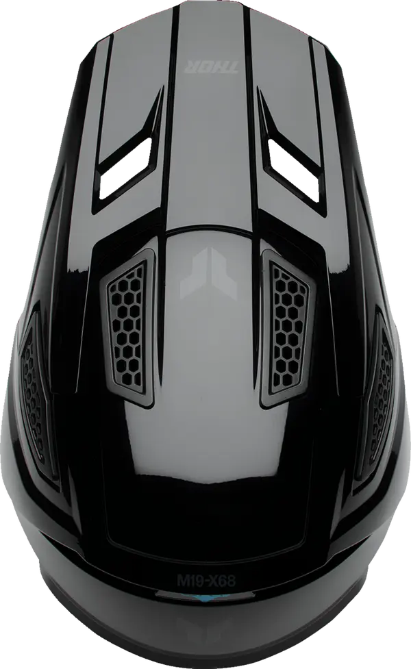 Casque THOR Fleet Blackout Brillant LG - vue 4