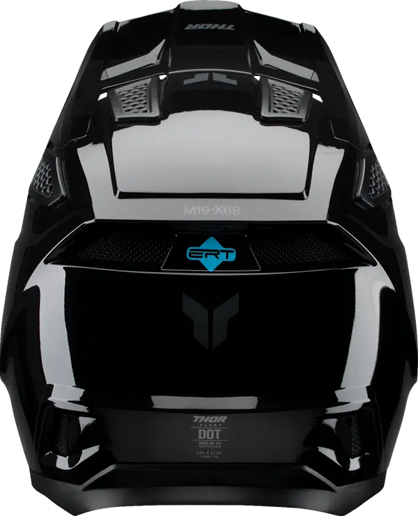Casque jet THOR Fleet Blackout Gloss 2X - vue 2