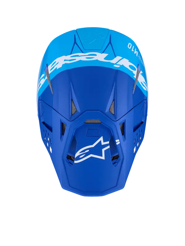 Casque Alpinestars S-M10 Flood bleu/noir - vue 3
