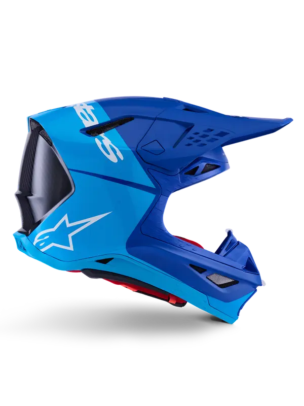 Casque ALPINESTARS S-M10 Bleu Flood/Noir - vue 4