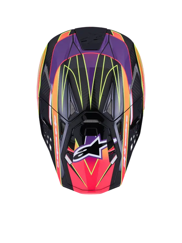 Casque ALPINESTARS S-M10 Era rose/violet/jaune S - vue 3