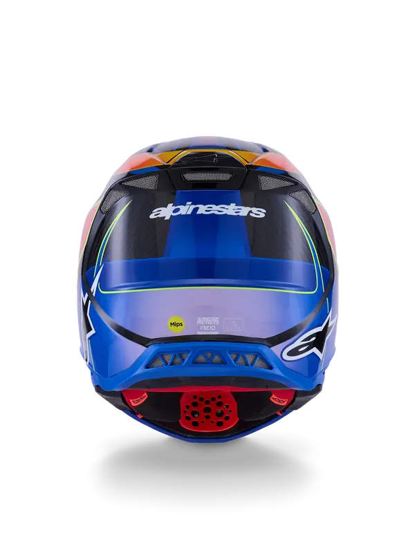 Casque ALPINESTARS S-M10 Era Bleu/Rouge/Jaune S - vue 4